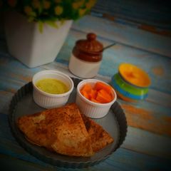 A picture of Bajra flour dosa.