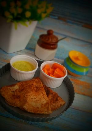 A picture of Bajra flour dosa.
