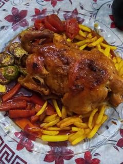 عکسی از دستور مرغ درسته با دور چین جذاب
