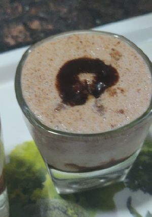 A picture of Choco moco shots.