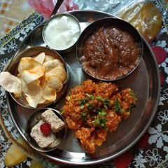 A picture of Sehgaar ki thali.