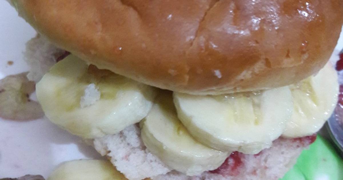 Fruit jam burger Recipe by Mrk Kalra Cookpad