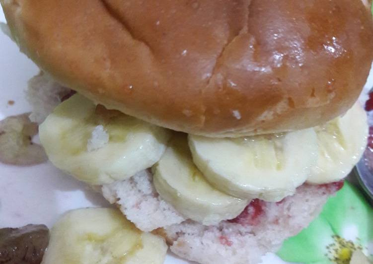 Recipe of Homemade Fruit jam burger