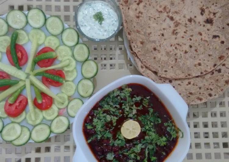 Recipe of Ultimate Rajma Lobia ka Salan Kidney Bean Curry