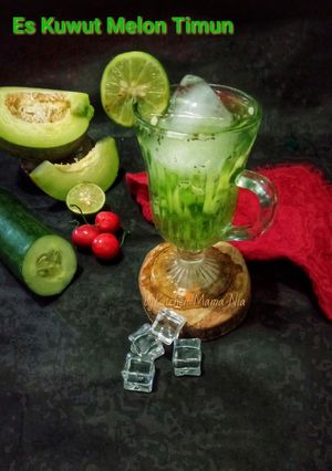 Foto resep Es Kuwut Melon Timun