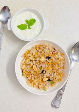 A picture of Chire Khichuri.