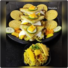 A picture of Cheesy Mango Maggi Sandwich 🥪(Kid's Recipe).