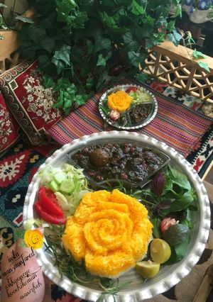 عکسی از دستور قرمه سبزی