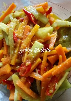 Foto resep Acar mentimun wortel simpel