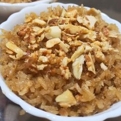 A picture of गुड वाले मीठे चावल.