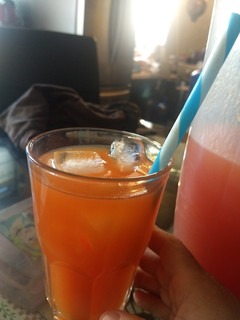 Una foto de Agua de Papaya con Limón