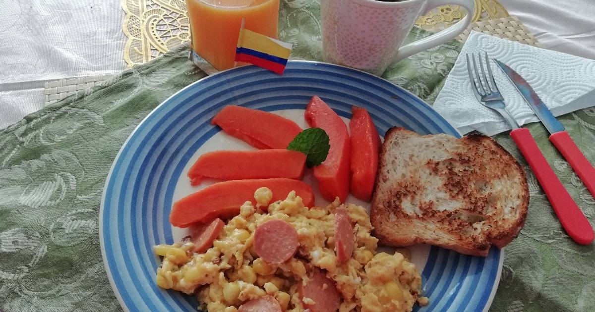 Súper desayuno colombiano ?? Receta de Valentina - Cocina Casera ??-  Cookpad