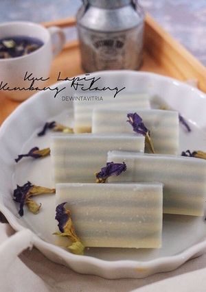 Foto resep Kue Lapis Kembang Telang
