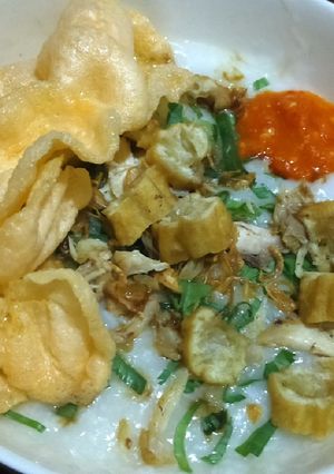 Foto resep Bubur Ayam Kering