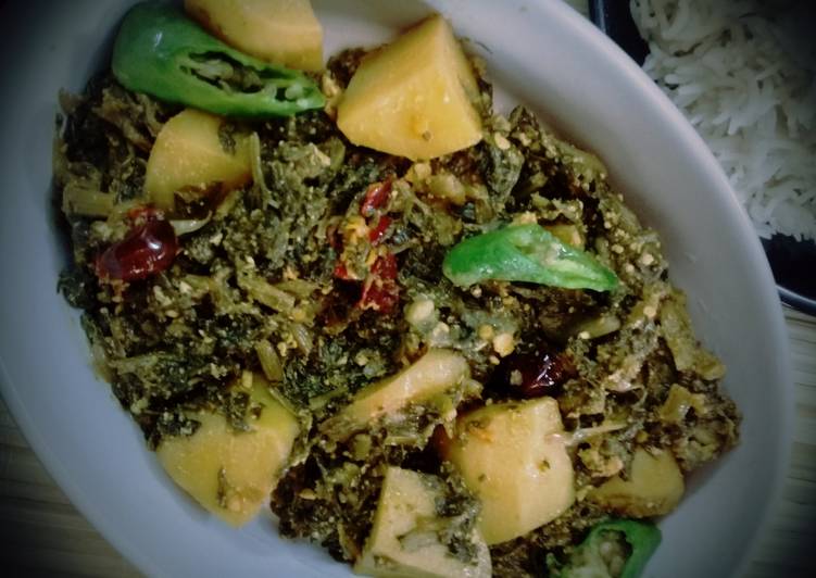 Recipe of Super Quick Homemade Palak Aloo