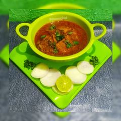 A picture of Besan ki sabzi.