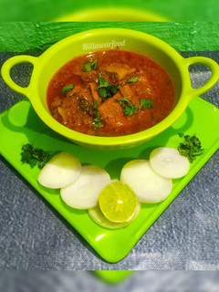A picture of Besan ki sabzi.
