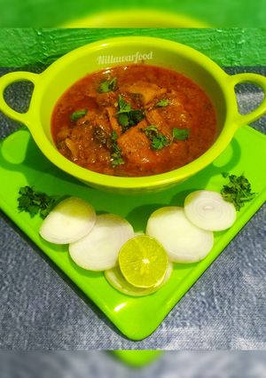 A picture of Besan ki sabzi.