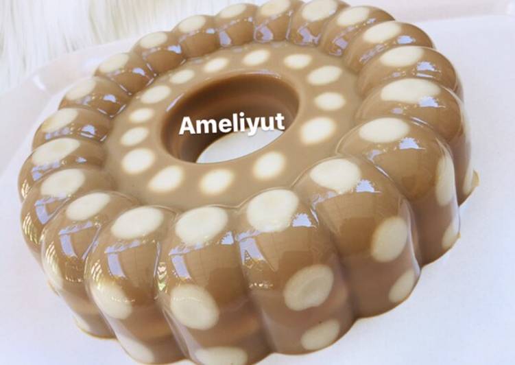 Puding Polkadot (mocca)