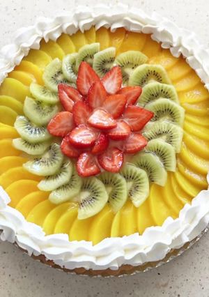 Una foto de Tarta frutal