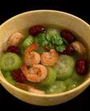 SP.1017 - Canh Mướp Hương Nấu Tôm Rim Táo Đỏ