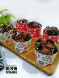 Chocolate Muffin With Oreo - tanpa mikser