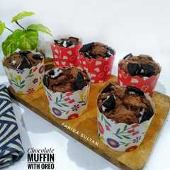Chocolate Muffin With Oreo - tanpa mikser-レシピのメイン写真