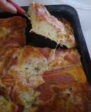 Pizza de queso fácil y rápido