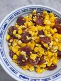 Telur orak arik jagung sosis babi