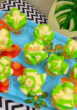 Foto resep Bolu kukus santan pandan