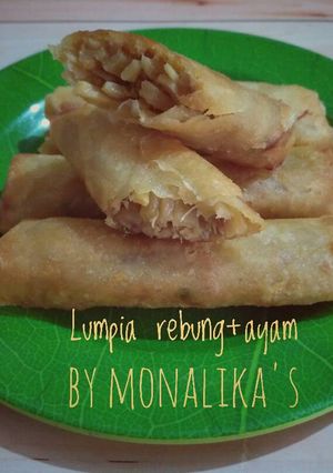 Foto resep Lumpia Rebung Ayam by Monalika's