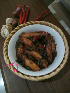 Foto resep Tumis Asin Cumi Pedas