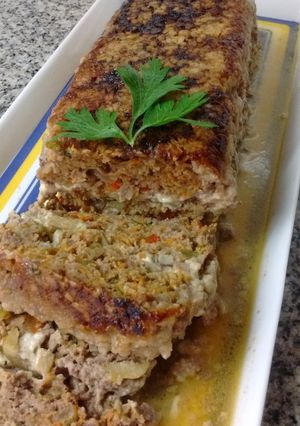 Una foto de Pan de Carne con avena