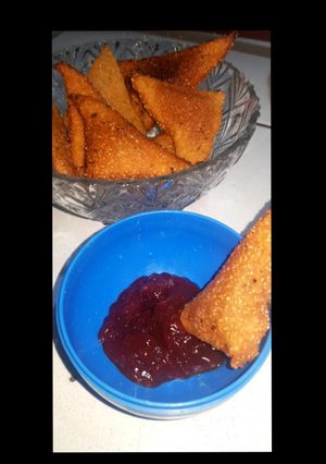 Una foto de Doritos caseros🧡