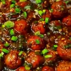 A picture of Veg roti manchurian.