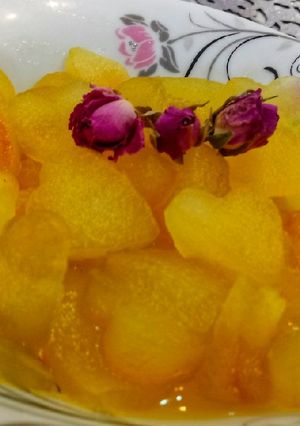 عکسی از دستور مربای پوست هندوانه