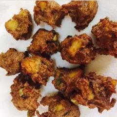 A picture of Ragi flour pakodi.