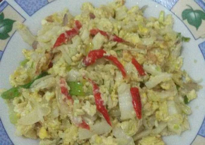 Resep Telor Orak Arik Sawi Putih Oleh Sony Komara Cookpad