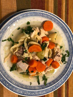 A picture of Farm-Style Polish Chicken Soup.