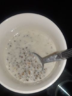 A picture of Coconut Millet pudding.