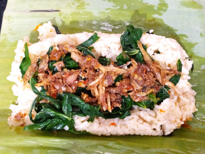 Standar Cara gampang bikin Nasi bakar tongkol teri dijamin enak