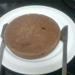 A picture of Eggless Banana-Walnut cake (healthy version).