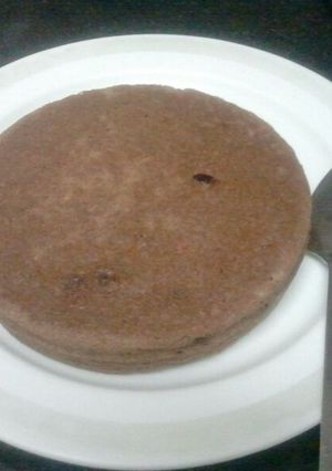 A picture of Eggless Banana-Walnut cake (healthy version).