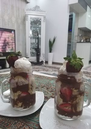 عکسی از دستور دسر خوشمزه 😍