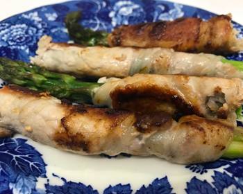 How To Making Recipe Asparagus roll up Yummy