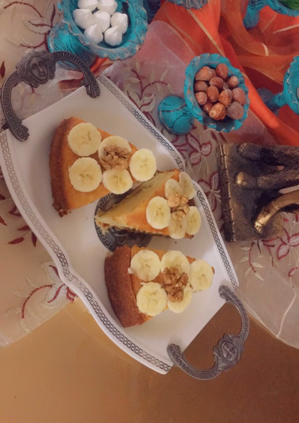 عکسی از دستور کیک موز