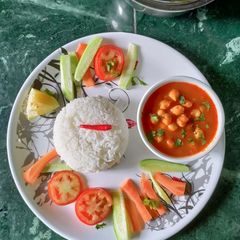 A picture of Chole Rice.