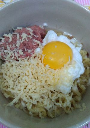 Foto resep Mi telor kornet keju