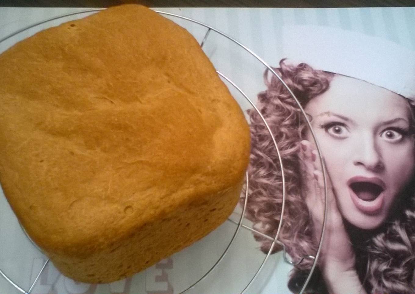 Pan de ajo a dos harinas(máquina de pan).