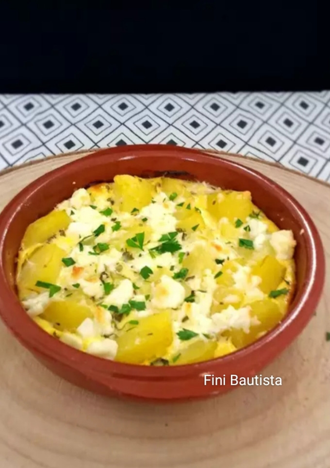 Una foto de Patatas al horno con feta
